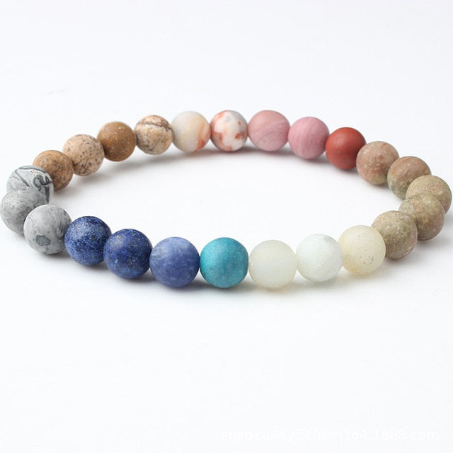 Natural Crystal Stone Beads Bracelet - Bidi Creator