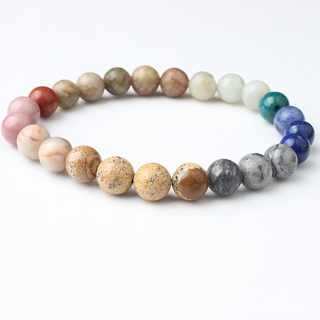 Natural Crystal Stone Beads Bracelet - Bidi Creator