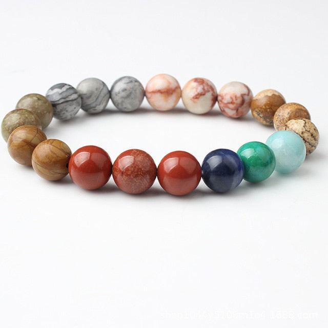 Natural Crystal Stone Beads Bracelet - Bidi Creator