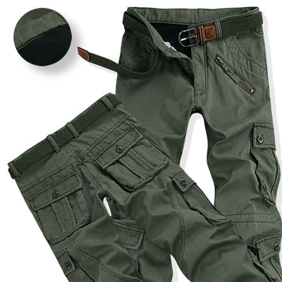 Thick Warm Cargo Travel Pants - Bidi Creator