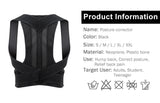 Back Posture Corrector Adult Back Support Shoulder Lumbar Brace Health Care Support Corset Back Belt - Bidi Creator