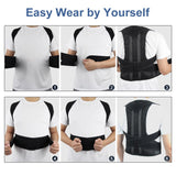 Back Posture Corrector Adult Back Support Shoulder Lumbar Brace Health Care Support Corset Back Belt - Bidi Creator