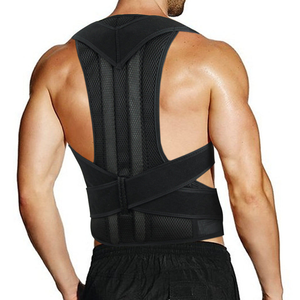 Back Posture Corrector Adult Back Support Shoulder Lumbar Brace Health Care Support Corset Back Belt - Bidi Creator